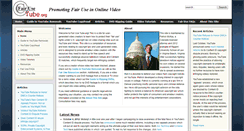 Desktop Screenshot of fairusetube.org